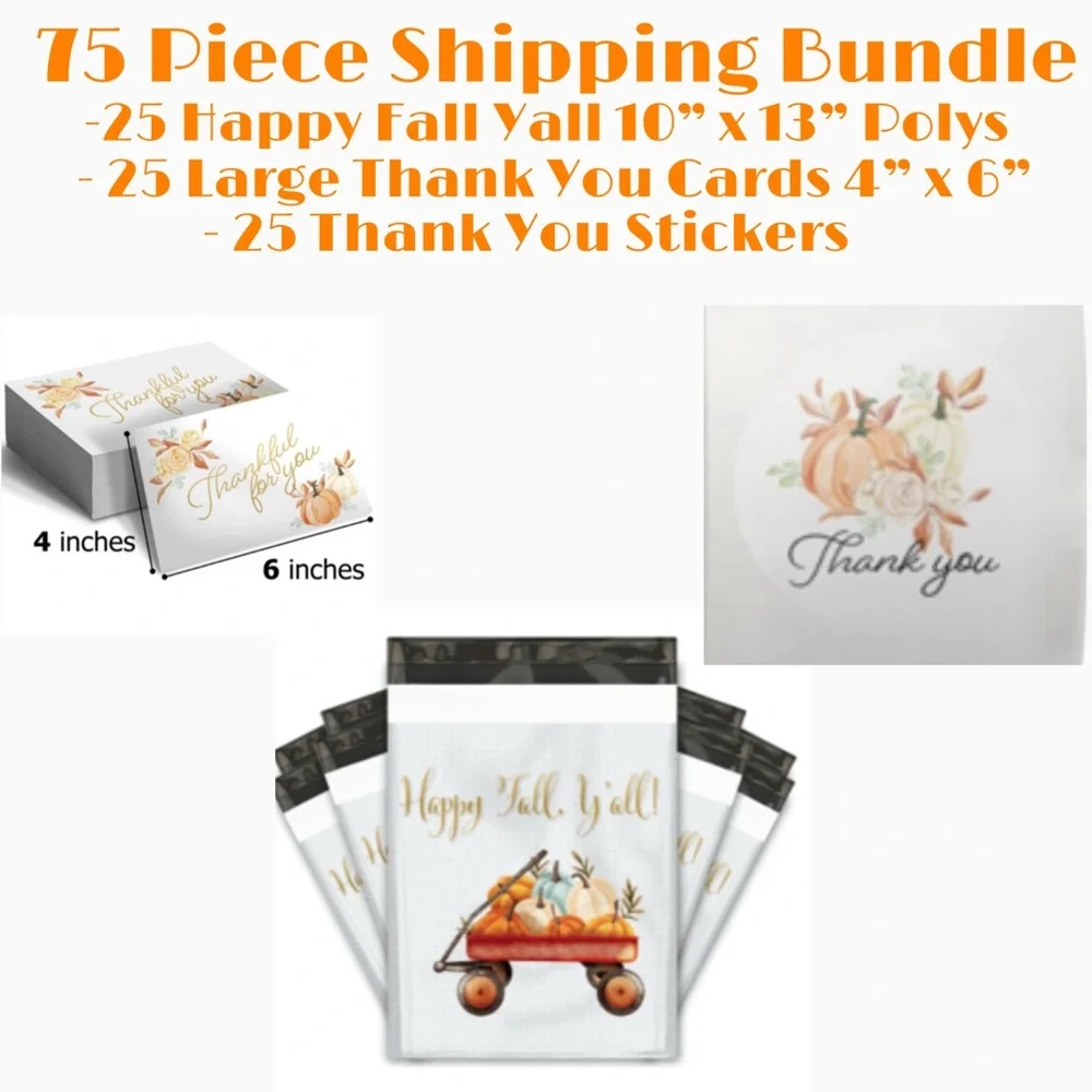BUY NOW 75 Piece Shipping Bundle Set - Happy Fall Yall
